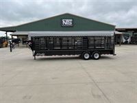 2025 Stock horse Delta 24' Livestock Gooseneck Trailer
