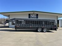 2026 Stock horse Big Bend 24' Livestock Gooseneck Trailer