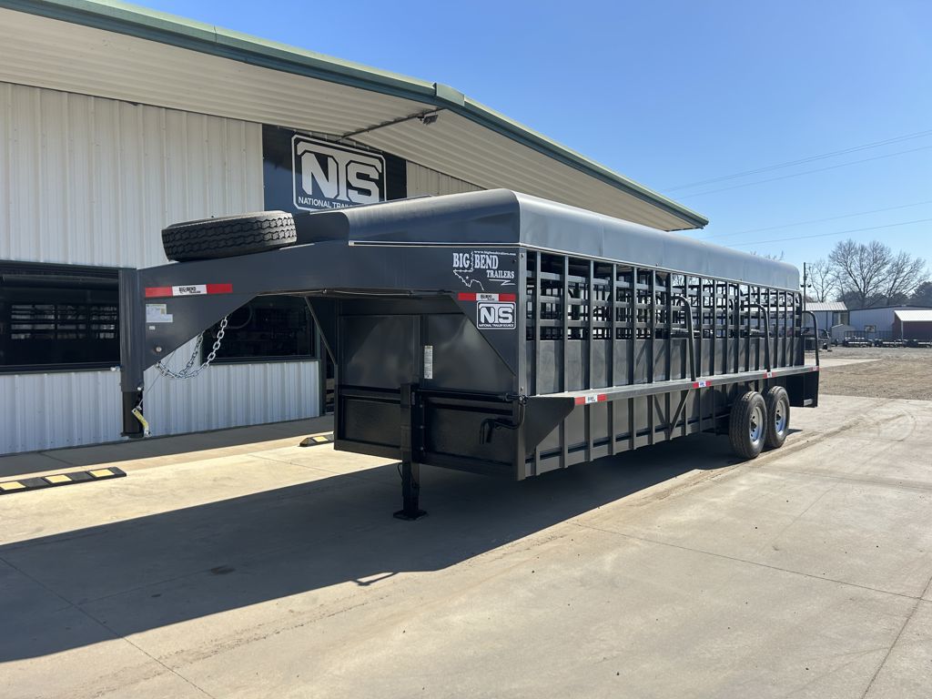 2026 Big Bend 24' livestock gooseneck trailer