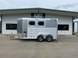 2026 2 horse Cimarron 2 Horse Bumper Pull Trailer