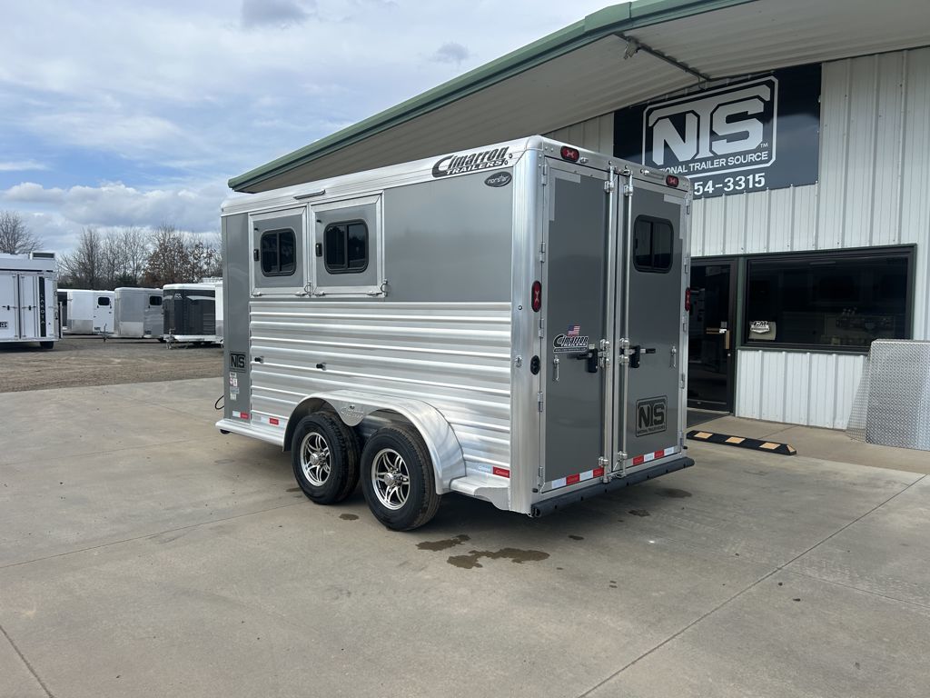 2026 Cimarron 2 horse bumper pull trailer