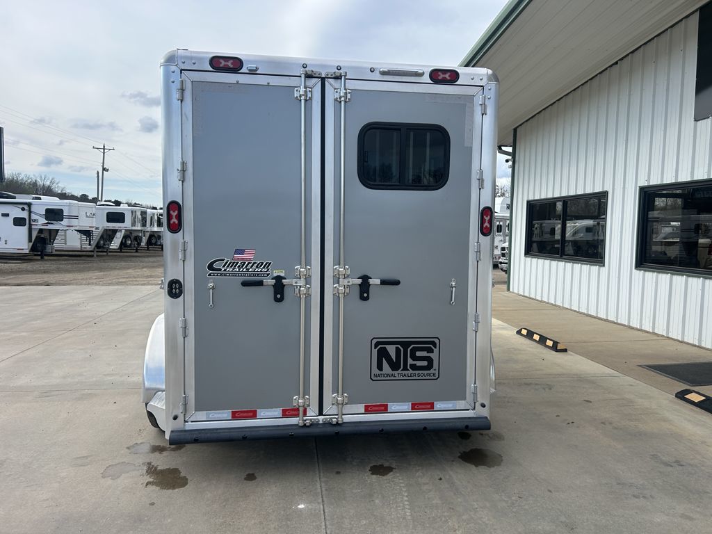 2026 Cimarron 2 horse bumper pull trailer