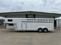 2026 Stock horse Platinum 22' Livestock Gooseneck Trailer