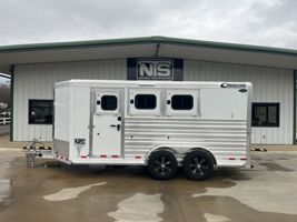 2027 3 horse Cimarron 3 Horse Bumper Pull Trailer