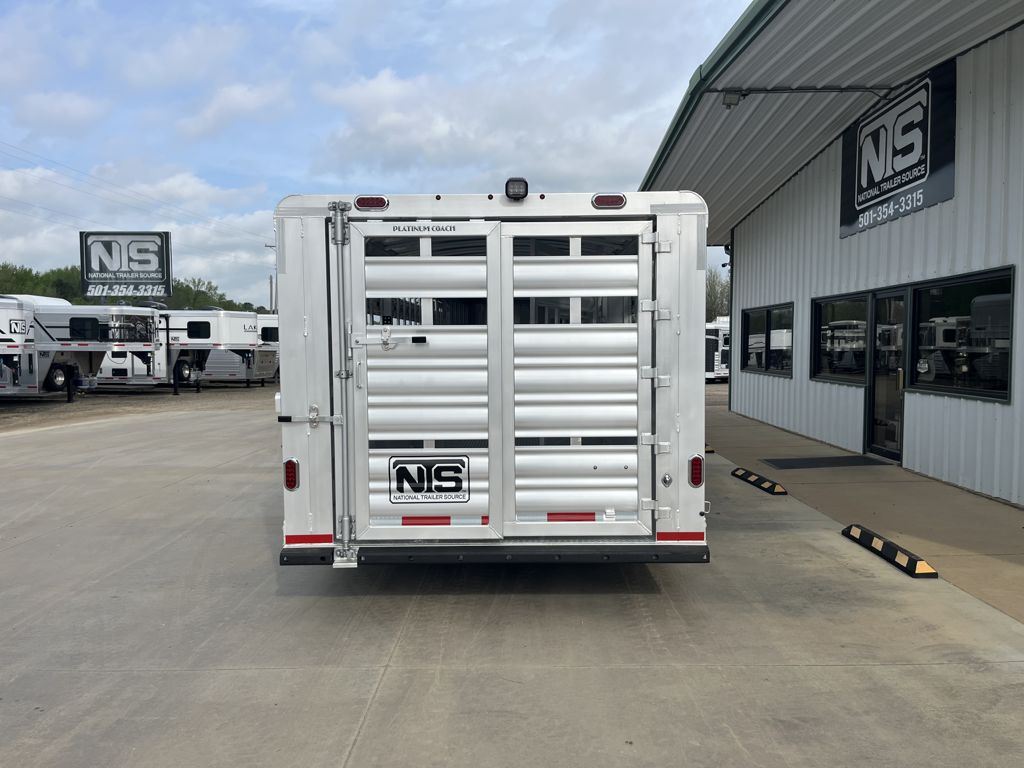 2026 Platinum Coach 28' livestock gooseneck trailer