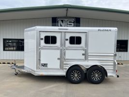 2026 2 horse Platinum 2 Horse Bumper Pull Trailer
