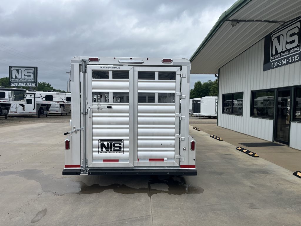 2026 Platinum Coach 24' livestock gooseneck trailer