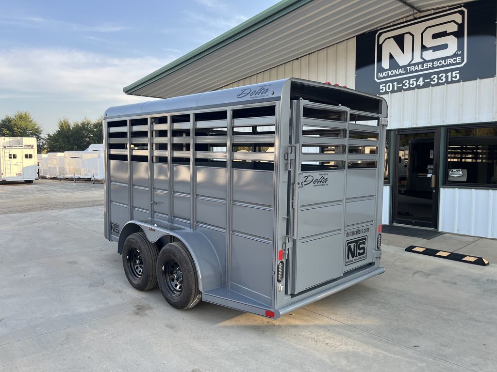 2026 Delta 14' livestock bumper pull trailer