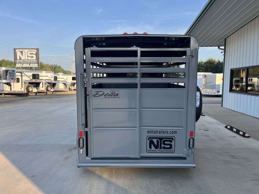 2026 Delta 14' livestock bumper pull trailer