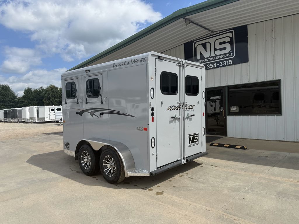 2026 Trails West 2 horse slant load bumper pull trailer