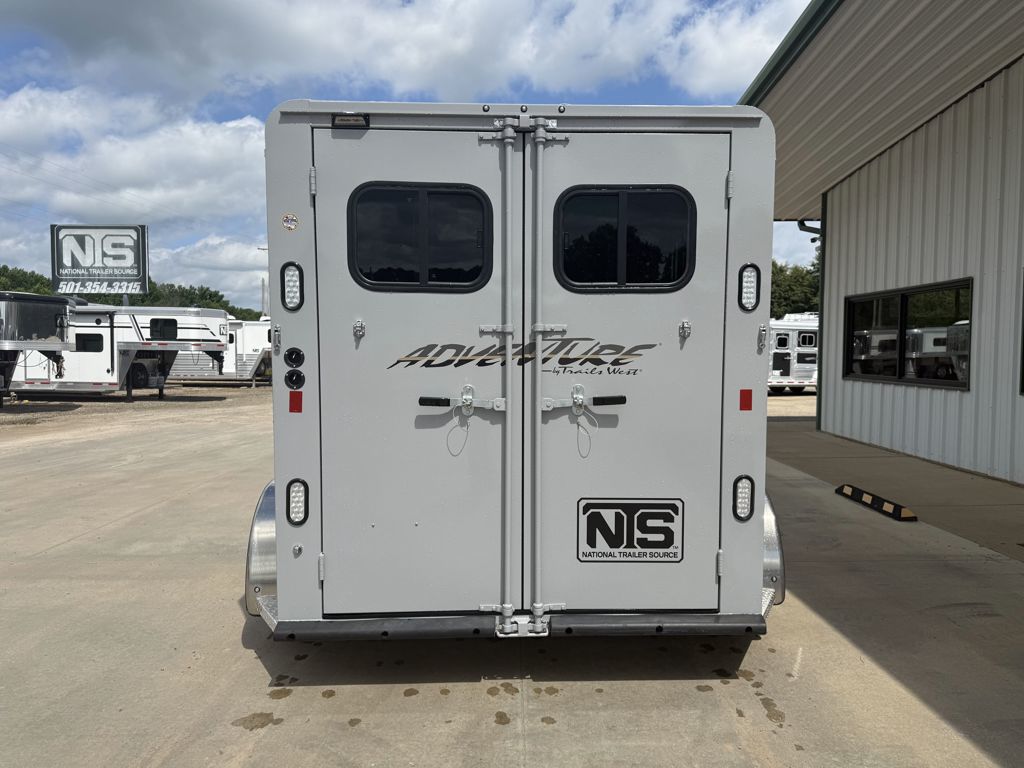 2026 Trails West 2 horse slant load bumper pull trailer