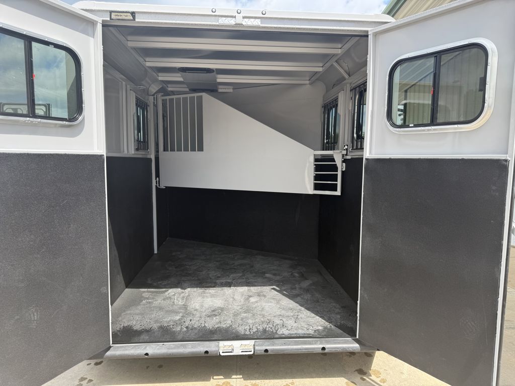 2026 Trails West 2 horse slant load bumper pull trailer