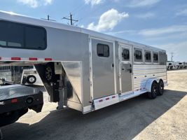 2027 4 horse Cimarron 4 Horse Slant Load Gooseneck Trailer