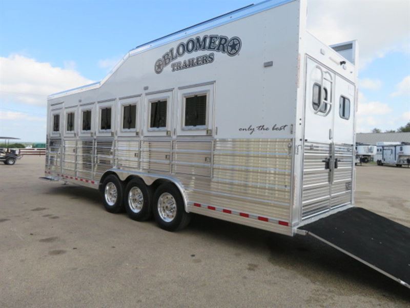 2022 Bloomer Trailers 7 Horse Bumper Pull Trailer