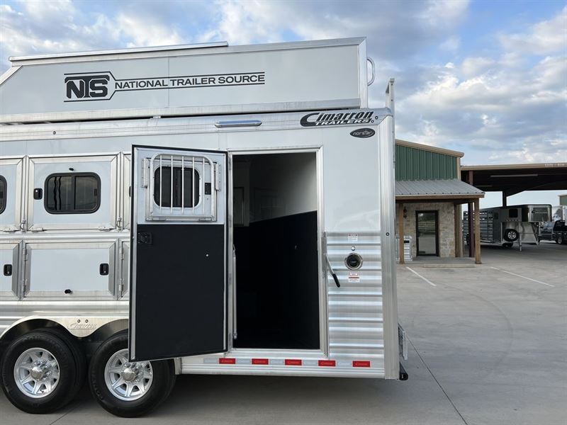 2023 Cimarron Trailers 4 Horse Trailer With 15'6" Living Quarters