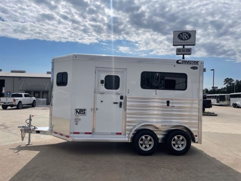2023 Cimarron Trailers 2 Horse Straight Load Bumper Pull Trailer
