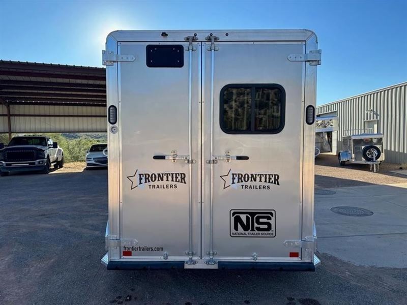 2022 Frontier 3 horse bumper pull trailer