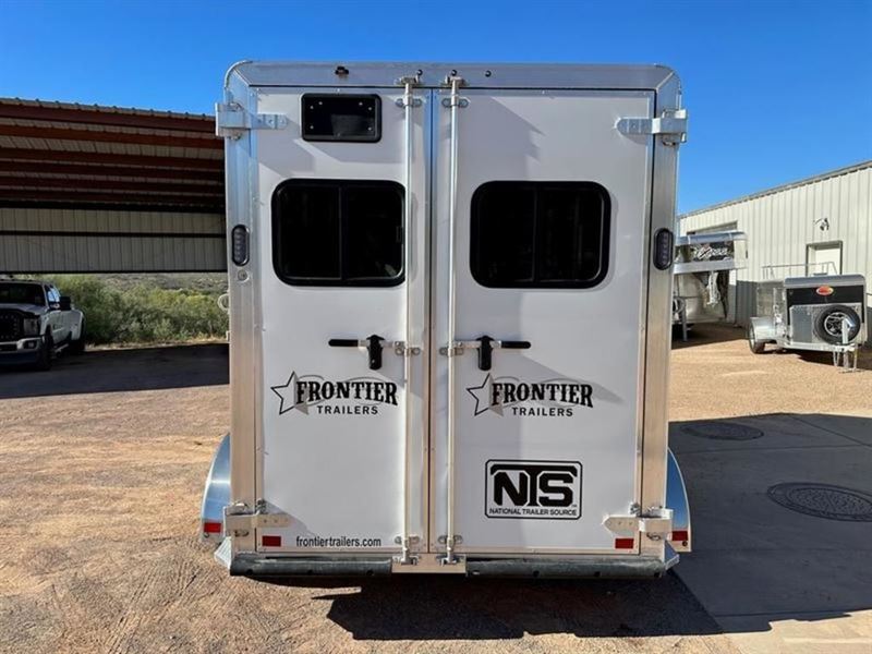 2023 Frontier 2 horse bumper pull trailer