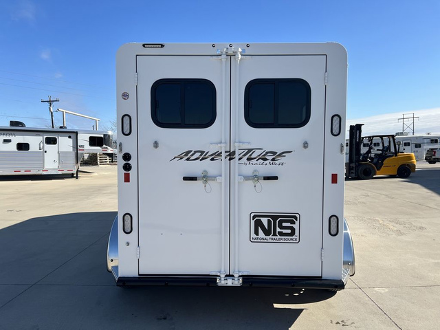 2025 Trails West 2 Horse Gooseneck Trailer