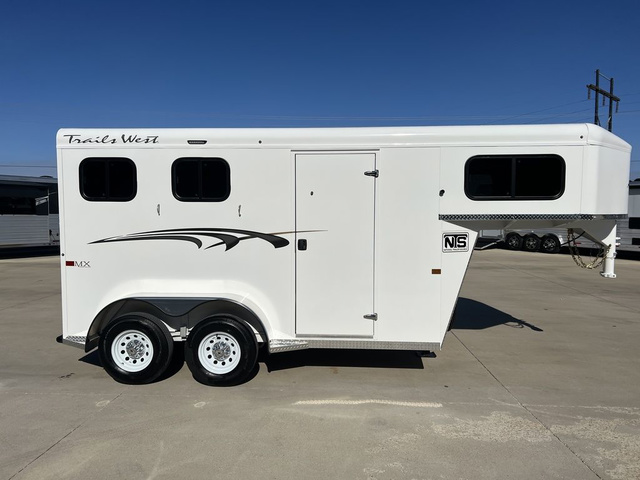 2025 Trails West 2 Horse Gooseneck Trailer