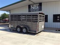 2023 W-W 16' livestock bumper pull trailer
