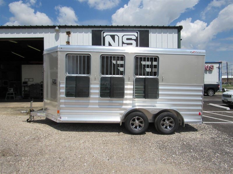 2023 Exiss 3 Horse Bumper Pull Trailer