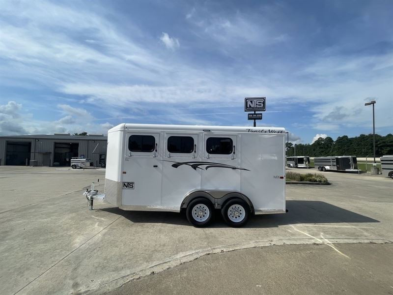 2024 Trails West 3 Horse Bumper Pull Trailer