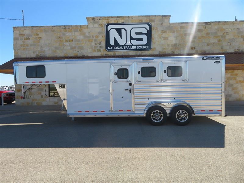 2024 Cimarron Trailers 3 Horse Gooseneck Trailer
