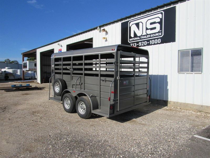 2024 W-W 14' livestock bumper pull trailer