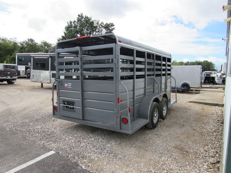 2024 W-W 16' livestock bumper pull trailer