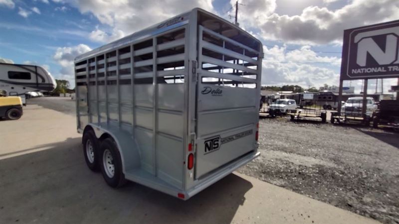 2024 Delta 3 horse bumper pull trailer