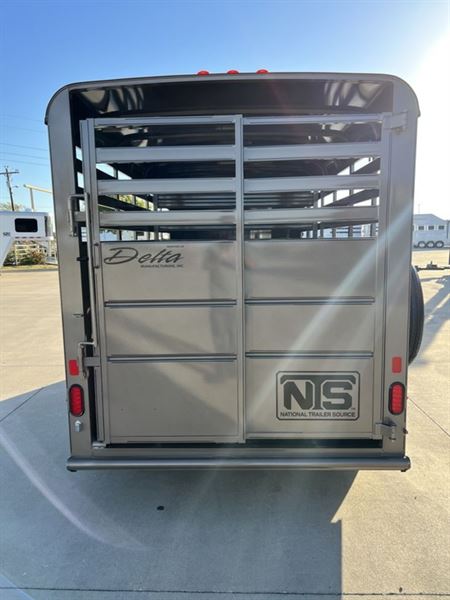 2024 Delta 16' livestock bumper pull trailer