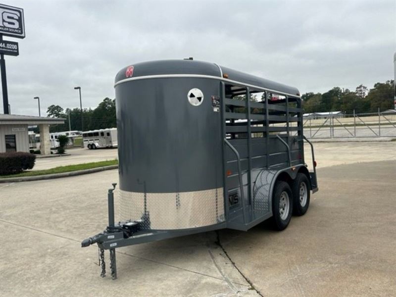 2024 W-W 12' livestock bumper pull trailer
