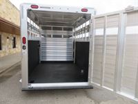 2024 Cimarron 24' livestock gooseneck trailer with double door t