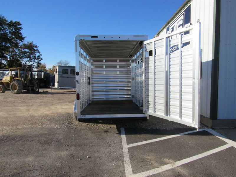 2024 Exiss 20' livestock gooseneck trailer