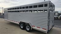2024 Trails West 24' livestock gooseneck trailer