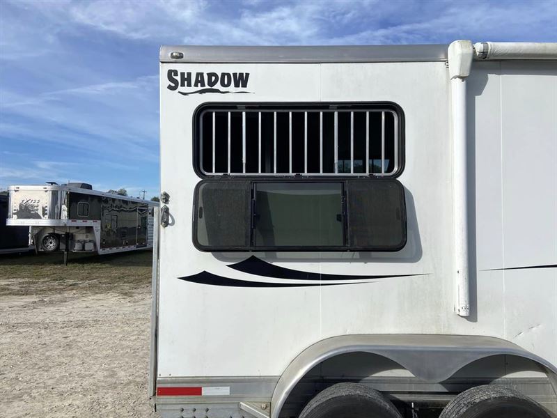 2020 Shadow 2 horse gooseneck trailer with 7' living quarters