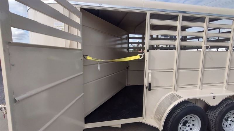 2024 Delta 2 horse bumper pull trailer