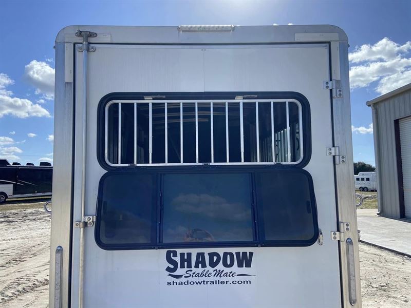 2021 Shadow 3 horse gooseneck trailer