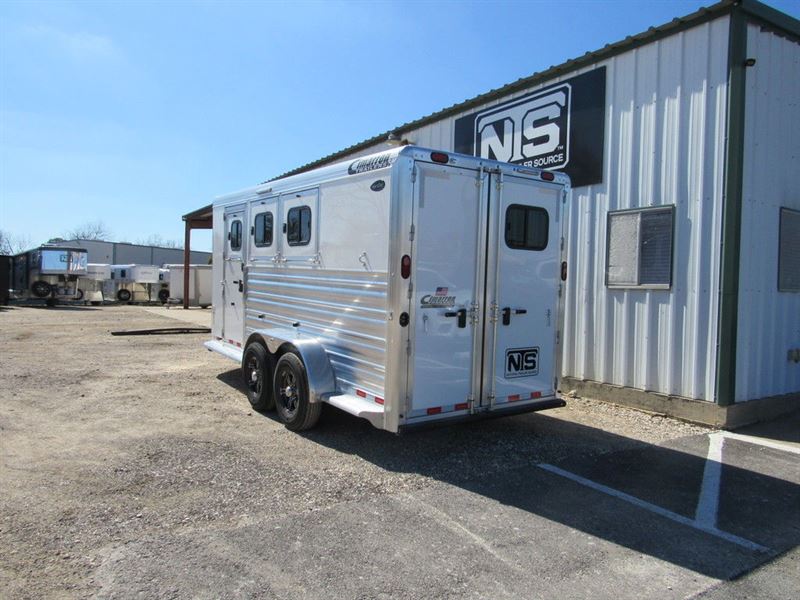 2024 Cimarron 3 horse bumper pull trailers