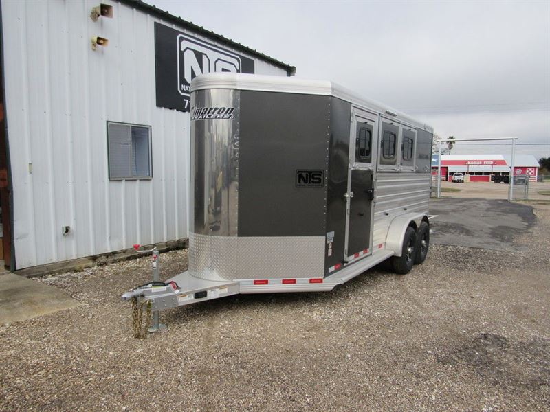 2024 Cimarron 3 horse bumper pull trailer