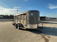 2022 W-W 14' livestock bumper pull trailer