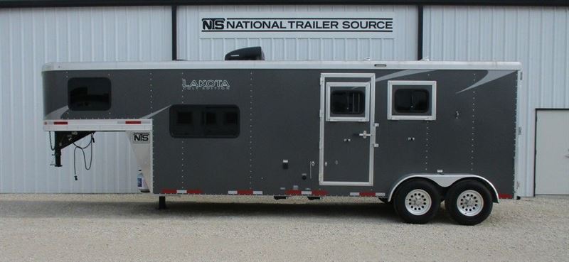 2023 Lakota colt 2 horse gooseneck trailer with 9' living quar