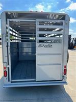 2024 Delta 16' livestock bumper pull trailer