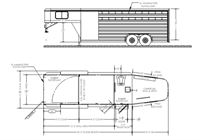 2025 Cimarron 20' livestock gooseneck trailer