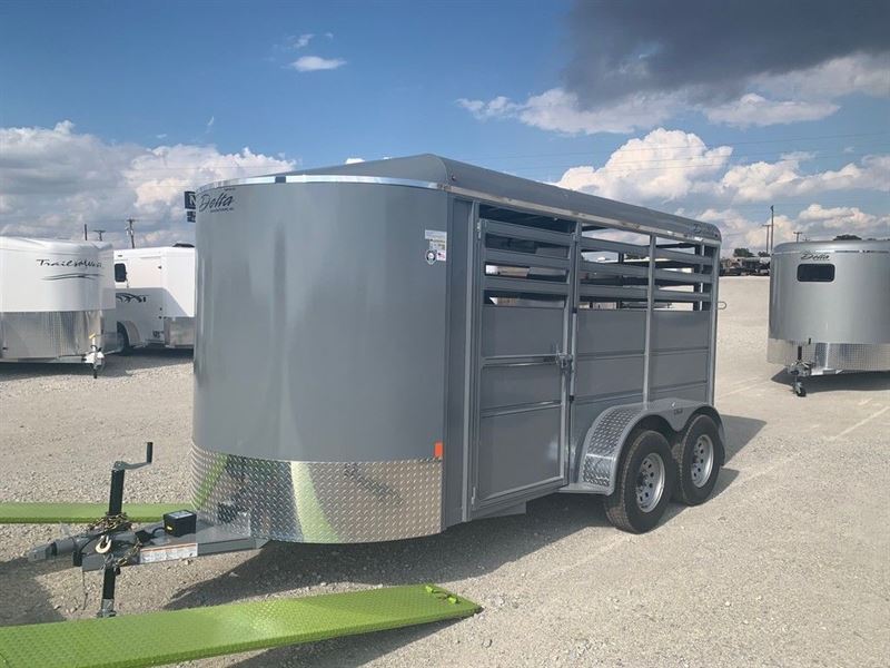 2025 Delta 2 horse bumper pull trailer