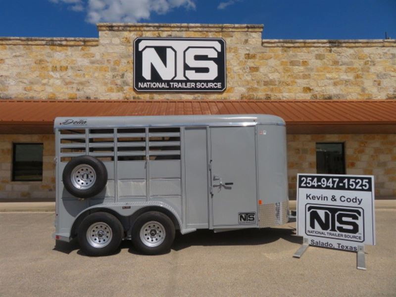 2025 Delta 2 horse bumper pull trailer
