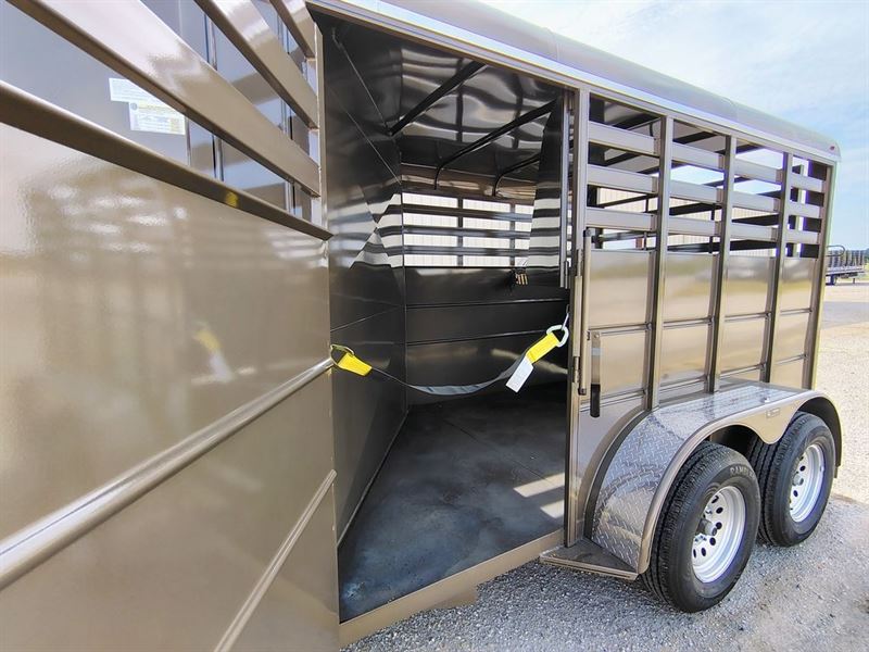 2025 Delta 2 horse bumper pull trailer