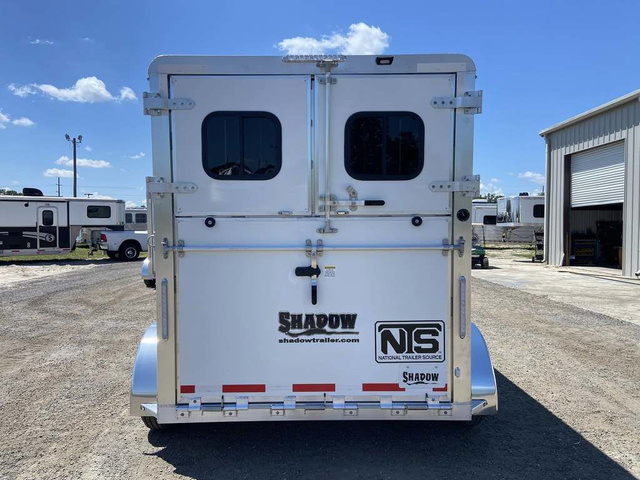 2026 Shadow 2 horse straight load bumper pull trailer