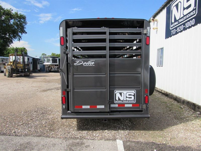 2026 Delta 20' livestock gooseneck trailer